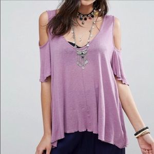 Free People Bittersweet Cold Shoulder Top XS